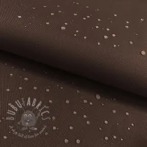 Windjasstof met waterafstotende afwerking brown