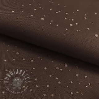 Windjasstof met waterafstotende afwerking brown