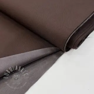 Windjasstof met waterafstotende afwerking brown
