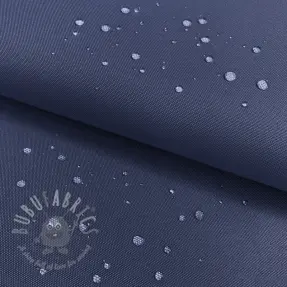 Windjasstof met waterafstotende afwerking midnight blue