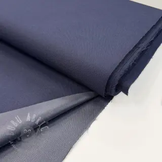 Windjasstof met waterafstotende afwerking midnight blue