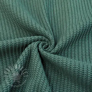 Sweaterstof BIG KNIT ocean green
