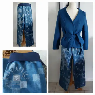 JEANS DENIM Patchwork fancy design En