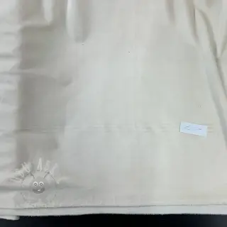 Fluweel VELVET STRETCH ecru 2e keus