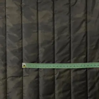 Prešívaná látka Camouflage army green