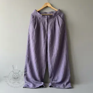 Voorgewassen linnen STONEWASHED PREMIUM lavender