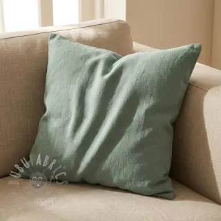 Voorgewassen linnen STONEWASHED PREMIUM dark mint