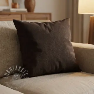 Fluweel VELVET LIGHT dark coffee
