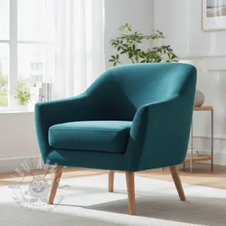 Fluweel VELVET LIGHT dark petrol