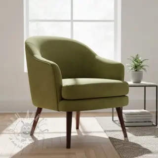 Fluweel VELVET PREMIUM olive