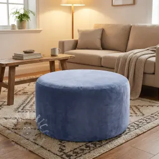 Fluweel VELVET STRETCH blue