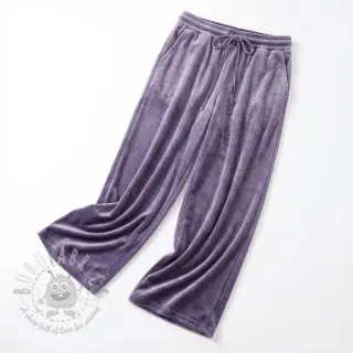 Fluweel VELVET STRETCH violet