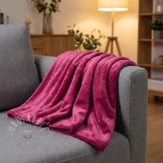 Fluweel VELVET STRETCH magenta