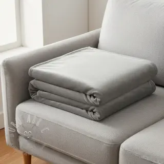 Fluweel VELVET STRETCH light grey