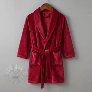 Fluweel VELVET STRETCH red
