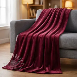 Fluweel VELVET STRETCH bordeaux