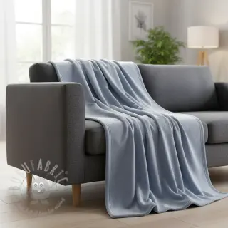 Fluweel VELVET STRETCH light blue