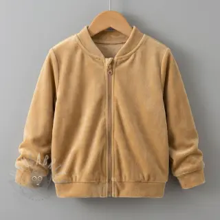 Fluweel VELVET STRETCH beige