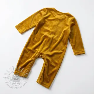 Fluweel VELVET STRETCH camel