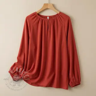 Viscose RADIANCE terra cotta
