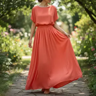 Viscose RADIANCE coral