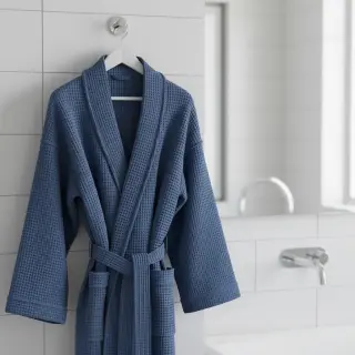 Bavlna s vaflovou väzbou jeans