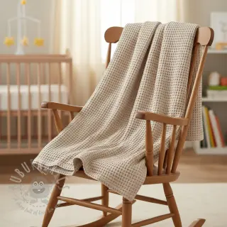 Katoen met wafelbinding camel
