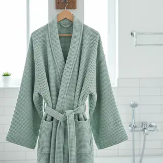 Bavlna s vaflovou väzbou green