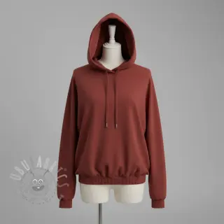 Sweaterstof PREMIUM fired brick