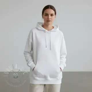Sweaterstof PREMIUM white