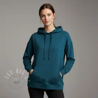Sweaterstof PREMIUM petrol