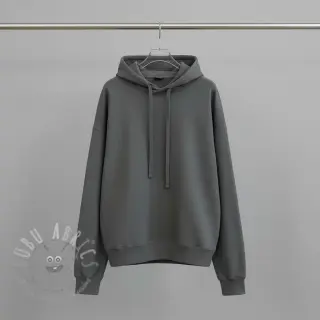 Sweaterstof PREMIUM dark grey