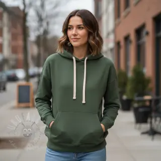 Sweaterstof PREMIUM army