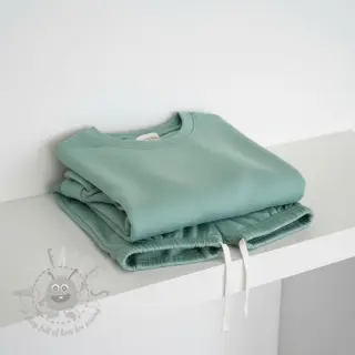 Sweaterstof PREMIUM dark mint