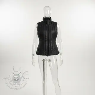 Gewatteerde stof Classic black
