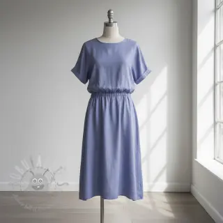 Voorgewassen linnen 170 g blue grey