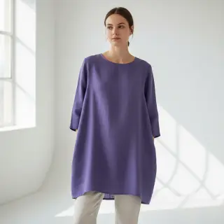 Ľan predpraný 170 g purple lavender