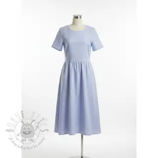 Voorgewassen linnen 170 g blue lavender