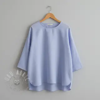 Voorgewassen linnen 170 g blue lavender