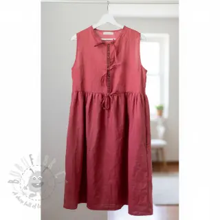 Voorgewassen linnen 170 g rose pink