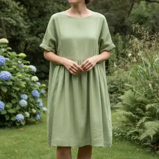 Ľan predpraný 170 g light green