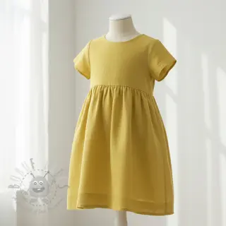 Voorgewassen linnen 170 g yellow