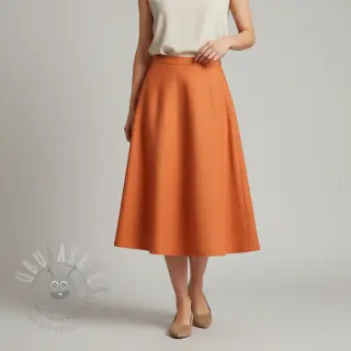 Voorgewassen linnen 170 g pumpkin orange