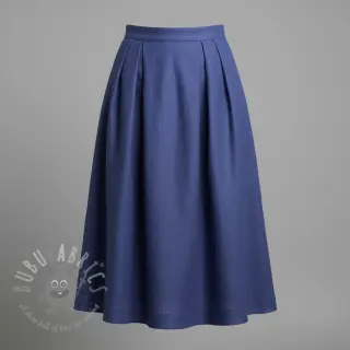 Voorgewassen linnen sapphire blue