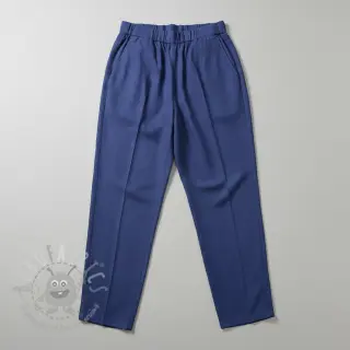 Voorgewassen linnen sapphire blue