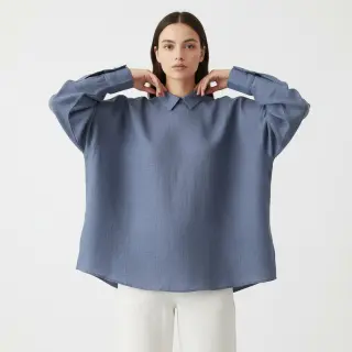Ľan predpraný 170 g jeans