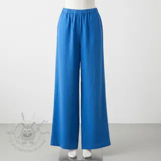 Voorgewassen linnen 170 g cobalt