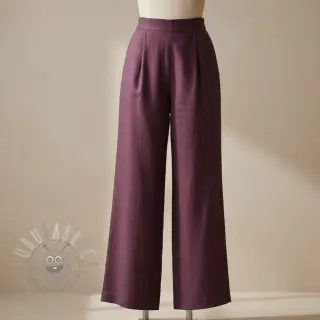 Voorgewassen linnen 170 g mulberry