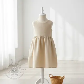 Voorgewassen linnen 170 g beige