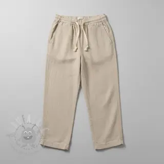 Voorgewassen linnen 170 g beige